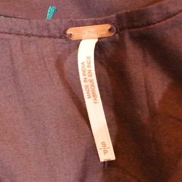 Free People Sonja Mini Tube Dress in Aubergine Combo - Picture 6 of 7